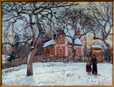 Castaño y Louveciennes de Camille Jacob Pissarro