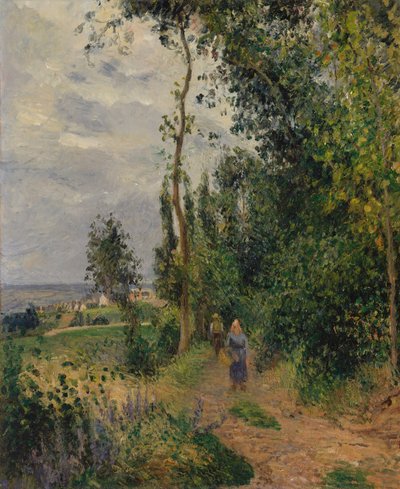 Côte des Grouettes, cerca de Pontoise de Camille Jacob Pissarro