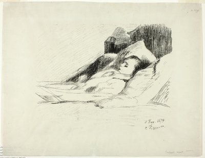 Niño muerto de Camille Pissarro