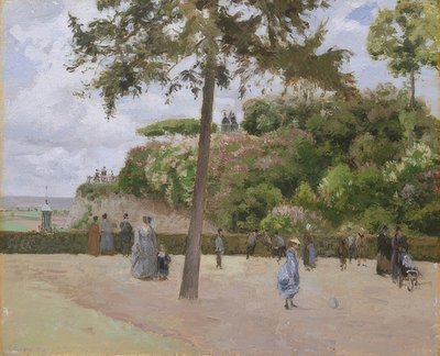 En el parque de Pontoise. 1874 de Camille Jacob Pissarro