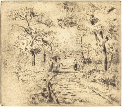 En los campos de Ennery de Camille Pissarro