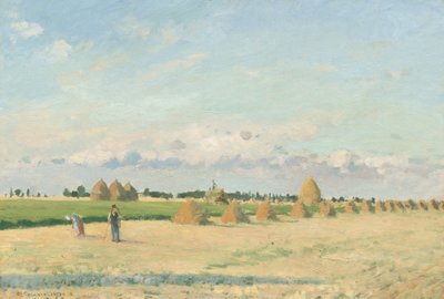 Paisaje, Ile-de-France, 1873 de Camille Pissarro