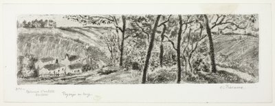 Panorama del paisaje de Camille Pissarro