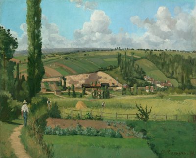 Paisaje en Les Pâtis, Pontoise de Camille Pissarro