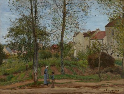 Paisaje de Louveciennes (otoño) de Camille Pissarro