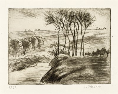 Paisaje en Osny de Camille Jacob Pissarro