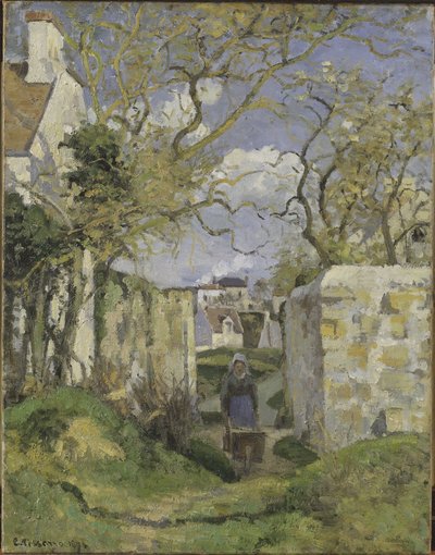 Paisaje cerca de Pontoise de Camille Jacob Pissarro