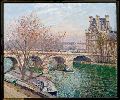 Le Pont Royal y el Pabellón de Flore de Camille Jacob Pissarro