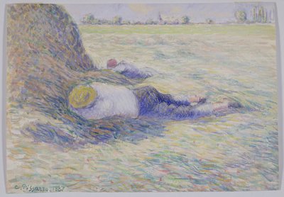 Descanso del mediodía de Camille Jacob Pissarro