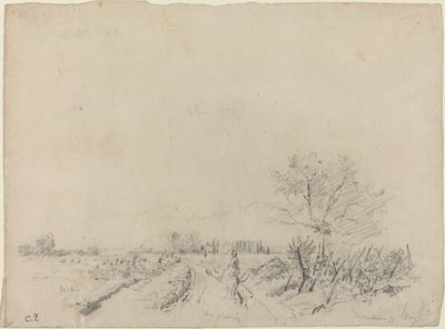 Camino de Montmorency, c. 1850-1860 de Camille Pissarro