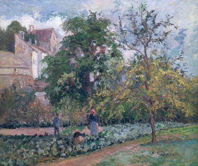 Huerto en Maubisson, Pontoise de Camille Jacob Pissarro