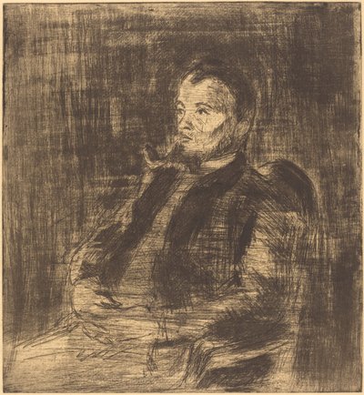 Retrato de Paul Signac, c. 1890 de Camille Pissarro