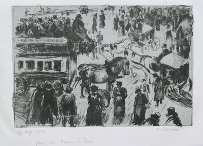 Place du Havre, en París, c. 1897 de Camille Pissarro