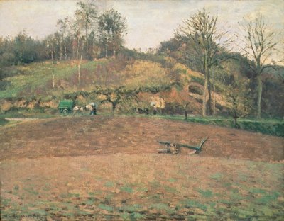 Tierra de arado de Camille Jacob Pissarro