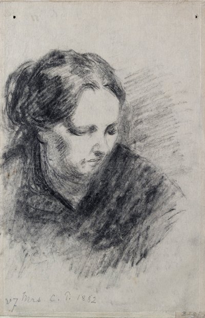 Retrato de Madame Pissarro de Camille Pissarro