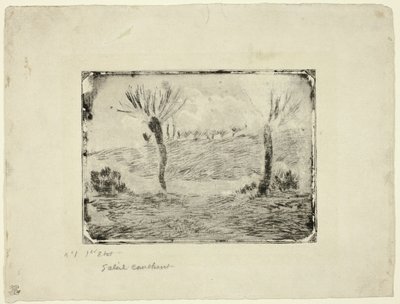 Sol poniente de Camille Pissarro