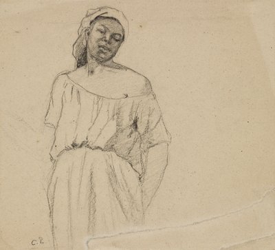 Estudio de una Negra de Camille Pissarro