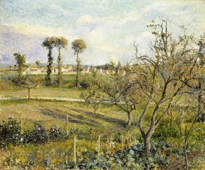 Atardecer en Valhermeil, cerca de Pontoise de Camille Jacob Pissarro