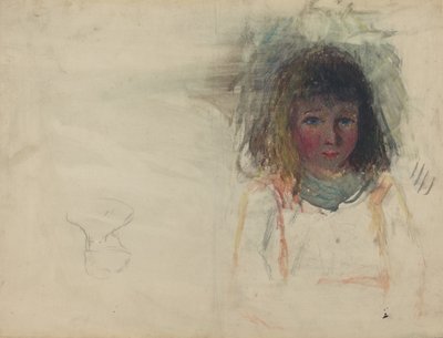 El hijo del artista Georges [verso] de Camille Pissarro