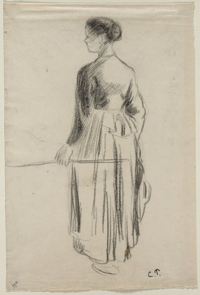 La Vaquera, Eragny de Camille Pissarro