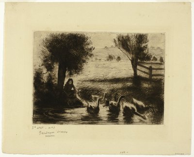 Los gansos de Camille Pissarro