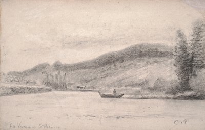 El Río Marne en Varenne-Saint-Hilaire, 1863-65 de Camille Jacob Pissarro