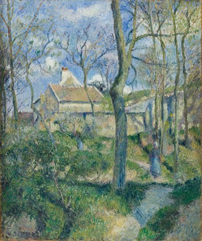 Camino de Les Pouilleux, Pontoise de Camille Pissarro