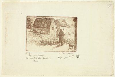 El regreso del pastor de Camille Pissarro
