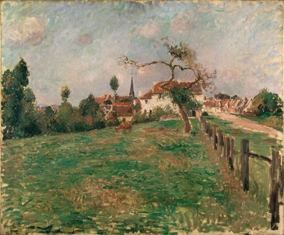 El Pueblo de Eragny, 1885 de Camille Pissarro