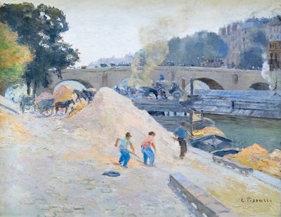 Las orillas del Sena en París, pont Marie, Quai d