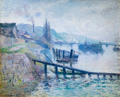 Colina de Santa Catalina en Ruán de Camille Pissarro