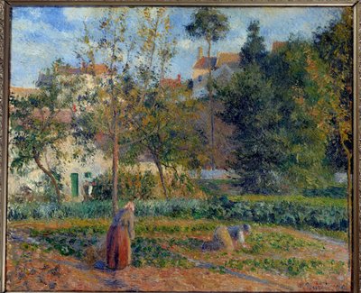 Huerto en el Hermitage, Pontoise de Camille Jacob Pissarro
