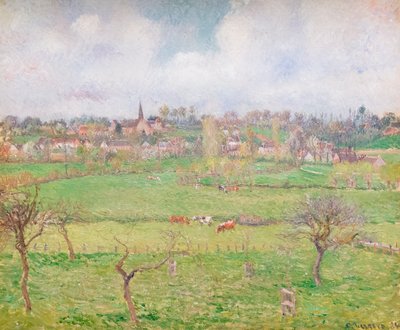 Vista de Bazincourt de Camille Pissarro