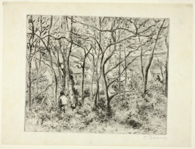 Bosques en el Hermitage de Camille Pissarro