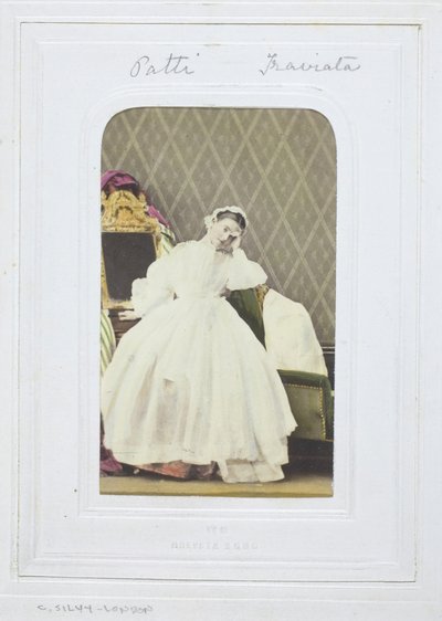 Adelina Patti, Traviata, 1860-69 de Camille Silvy