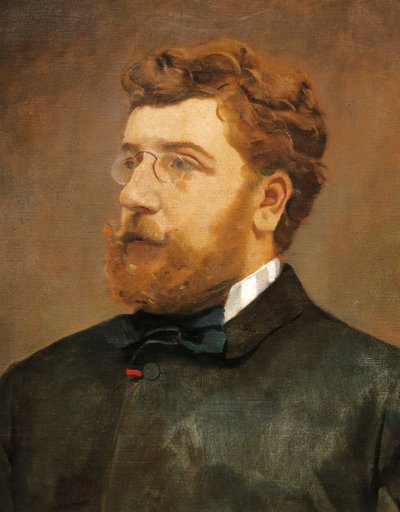 Retrato de Georges Bizet (París de Camillo (1840 1919) Miola