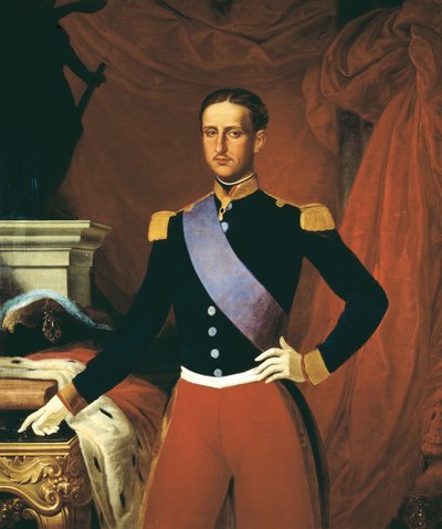 Retrato de Francisco II de las Dos Sicilias (Nápoles) de Camillo Guerra
