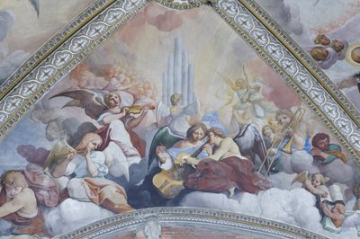 Ciclo de frescos dedicado a la Virgen, detalle de Camillo Procaccini