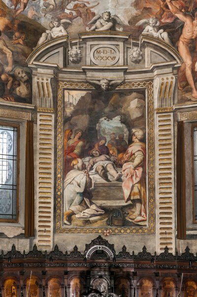 Lamentación de Cristo (fresco) de Camillo Procaccini
