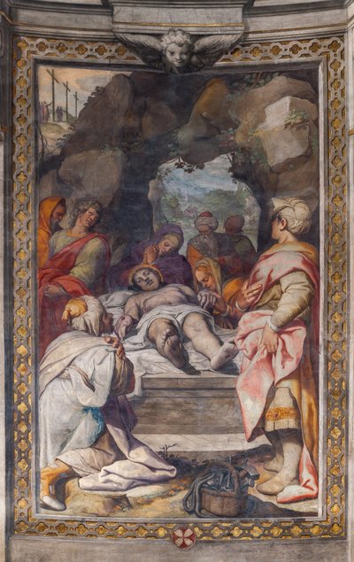 Lamentación de Cristo (fresco) de Camillo Procaccini