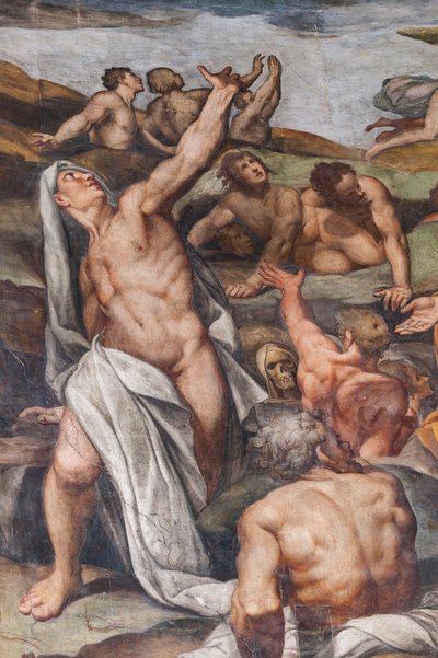 El Juicio Final, detalle (fresco) de Camillo Procaccini