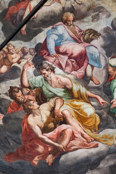 Juicio Final, detalle (fresco) de Camillo Procaccini