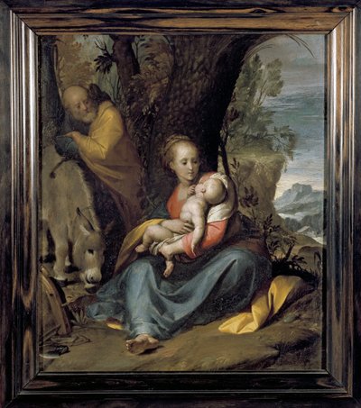 El resto de la huida a Egipto de Camillo Procaccini