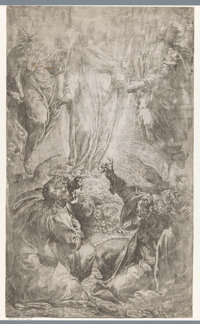 Transfiguración de Cristo en el Monte Tabor de Camillo Procaccini