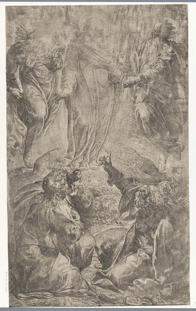 Transfiguración de Cristo en el Monte Tabor de Camillo Procaccini
