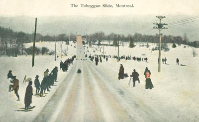 Tobogán, Montreal, Quebec, Canadá (foto en color) de Canadian Photographer