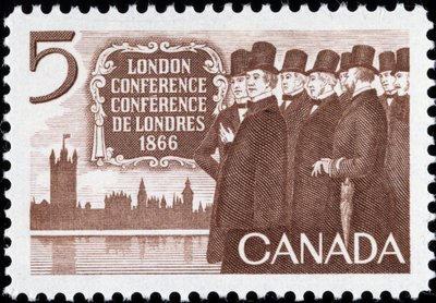 Sello canadiense sobre la Conferencia de Londres de Canadian School