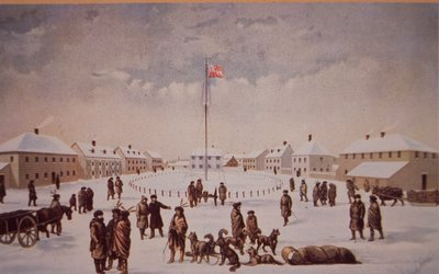 Rebelión de Riel en Canadá, Fort Garry capturado por Riel en 1869 de Canadian School