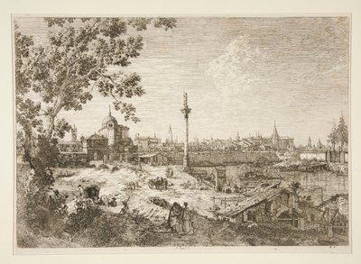 Vista imaginaria de Padua, de la serie Vedute (Vistas) de Canaletto (Giovanni Antonio Canal)
