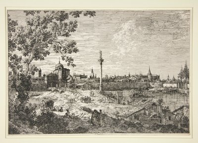 Vista imaginaria de Padua, de la serie Vedute (Vistas) de Canaletto (Giovanni Antonio Canal)
